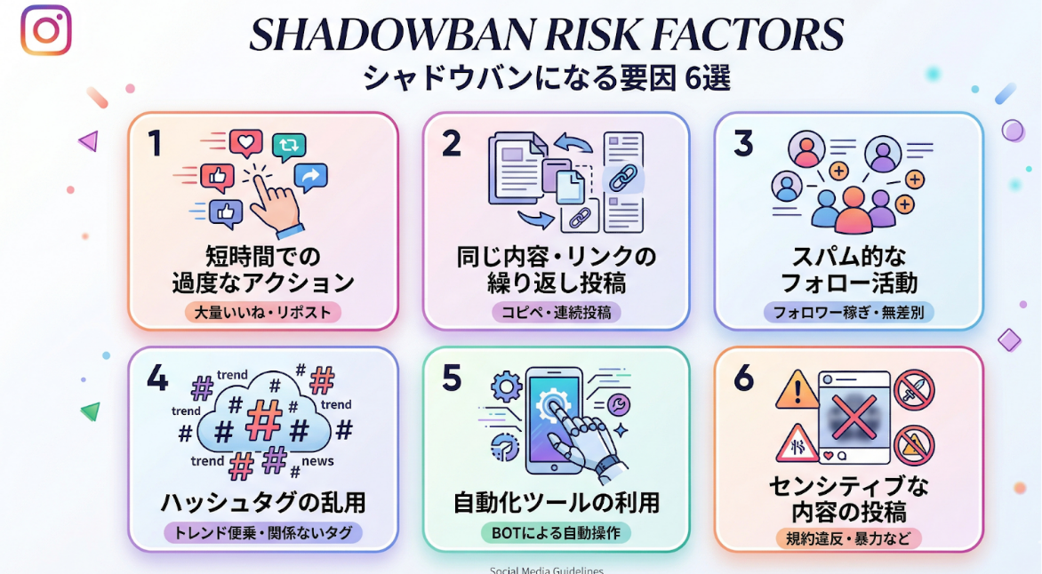 シャドウバンになる要因6選
